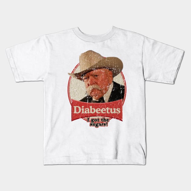 Diabeetus - I get The Sugars! Kids T-Shirt by Thrift Haven505